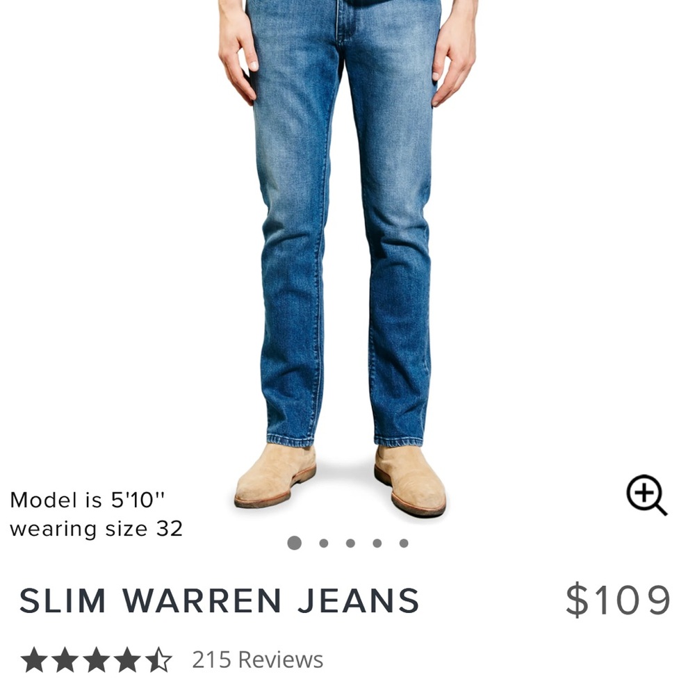 Mott & Bow Slim Warren Blue Jeans